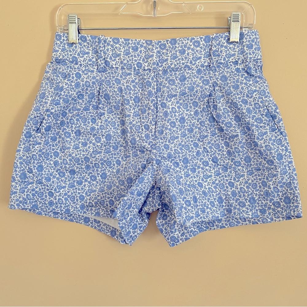 J. Crew Liberty Fabric Floral Shorts Size 0 Summer Beach Vacation - Picture 5 of 12